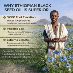 1-5X Ethiopian Black Seed serum Softgels|4.64%Thymoquinone|Non-Gmo,Gluten-Free 6