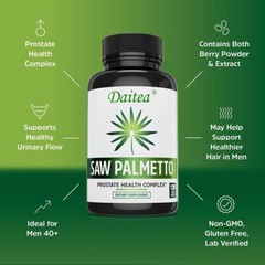 Saw Palmetto 500mg – Premium Prostate Health Support Supplement for Men