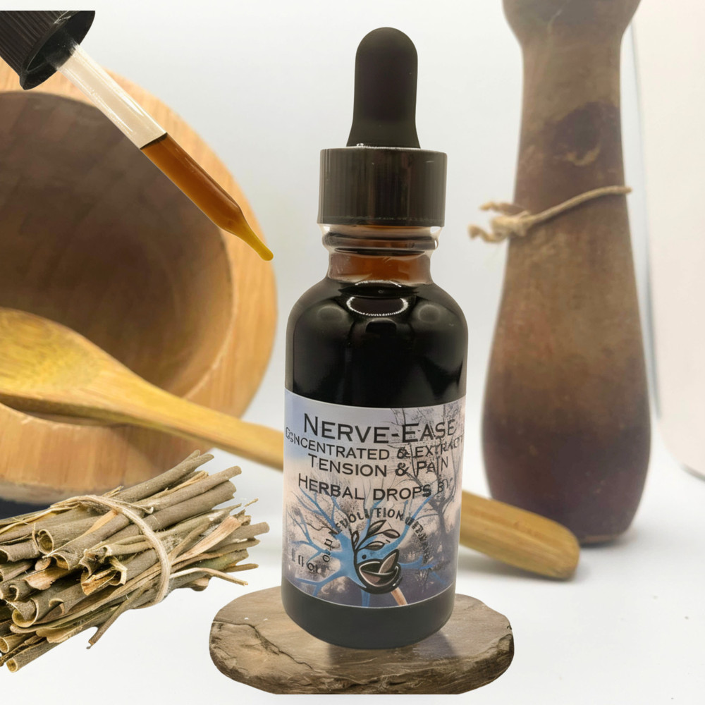 Nerve Ease Tincture Extract Concentrate | Organic Willow Bark Pain Relief Drops