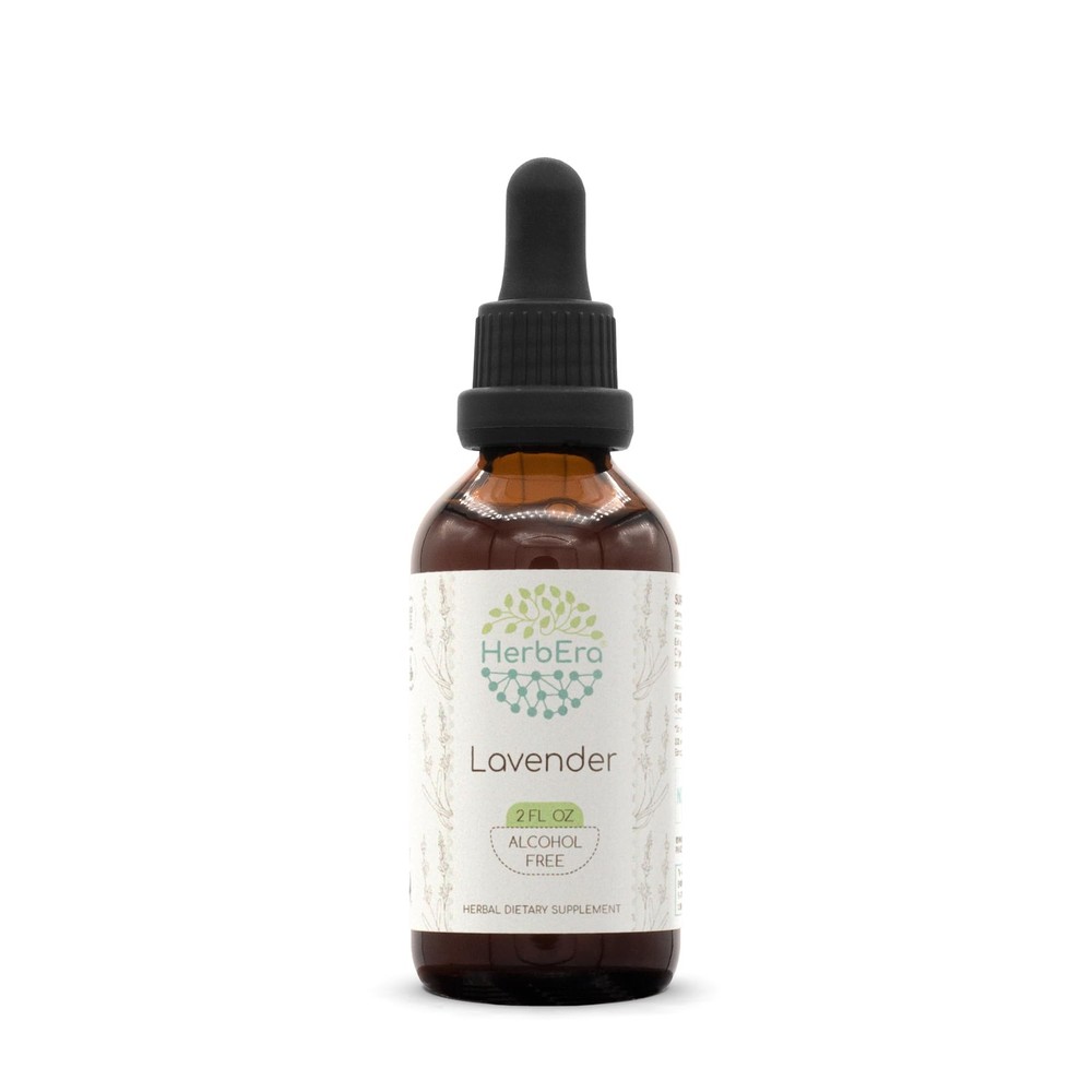 HerbEra Lavender B60 Alcohol-Free Herbal Extract 2 Fl Oz (Pack of 1)