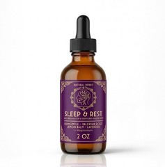 Deep Sleep & Rest – Herbal Support Extract – Chamomile Valerian Lavender MORE!