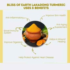 Bliss of Earth High Curcumin Certified Organic Lakadong Turmeric Powder 500 gram