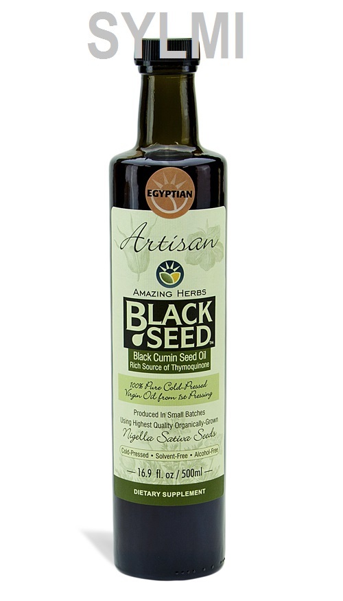 Amazing Herbs ORGANIC Pure RAW Egyptian BLACK SEED OIL 16.9oz Cold Pressed Cumin