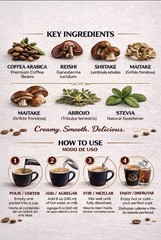 2, Medi Mushrooms, Gourmet Instant Coffee, Heal Your Body And Mind, Boost Energy