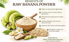 Raw banana powder