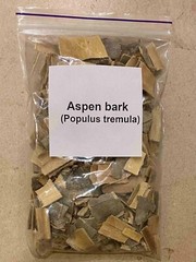 Aspen bark Dried organic ( Populus tremula ) 100g 200g 400g 450g