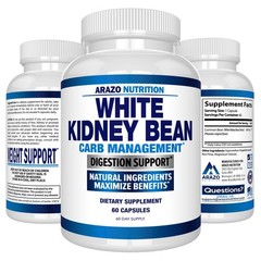 100% Pure White Kidney Bean Extract – Carb Blocker & Fat Absorber for Weight Los