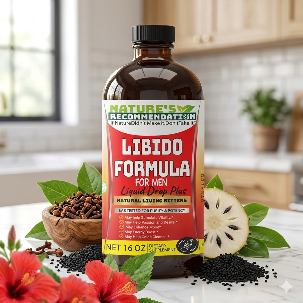 2 Bottles Libido Formula for men Bitters 16 oz w/ Ginseng