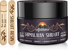 Ajoblanco 600mg Shilajit Pure Himalayan Organic Shilajit Resin – 30 Grams