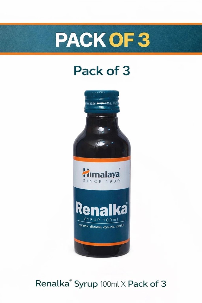 3X Himalaya Renalka Syrup 100ml Ayurvedic Herbal Liquid Supplement