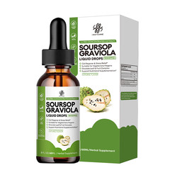 2x Soursop Bitters Liquid Drops 1800MG Digestive Support & Immune Health