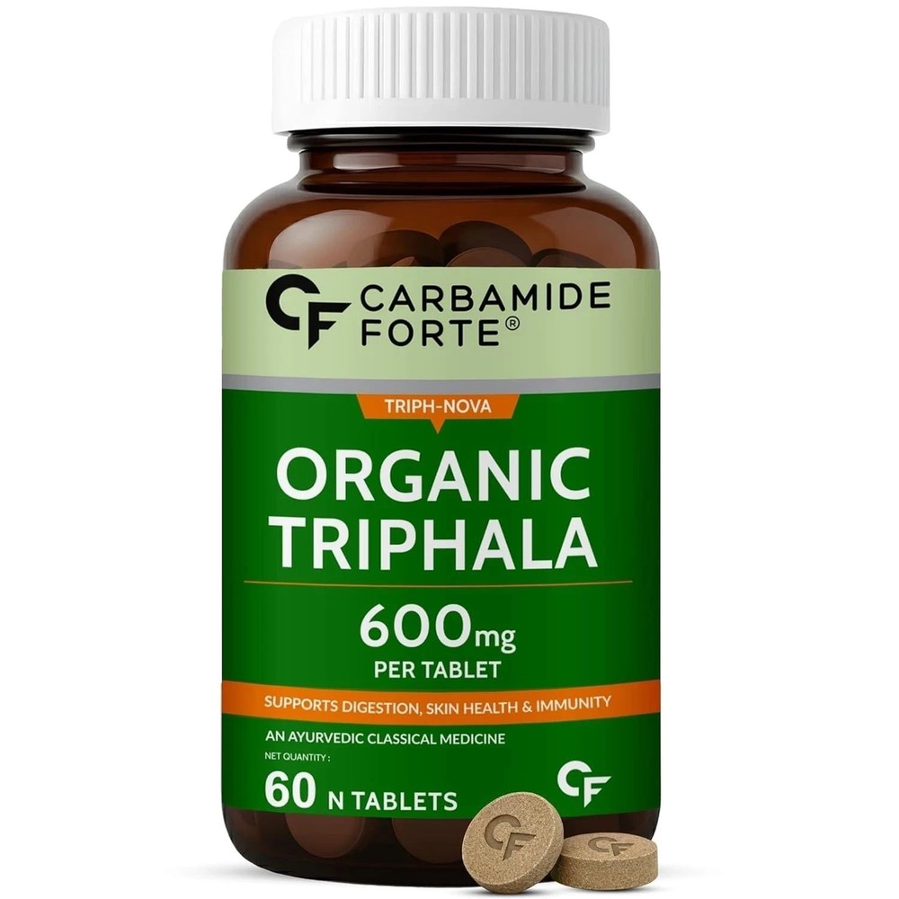 Triphala Tablets 100% Organic For Eyes, Hair, Liver – 60 Tablets A527