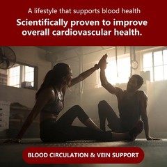 Best Blood Circulation Supplements Vein Support Heart Health 30-120 Pills Vegan