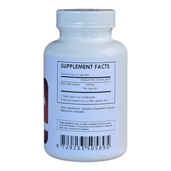 Black Maca Root Capsules – Organic