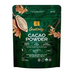 U Chocolate Organic Cacao Powder Natural Fresh From our Farm 1 bag 16 oz