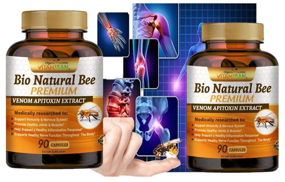 Premium 2 Bee BIO inflamatory Arthritis support abeeme therapy Venom bee