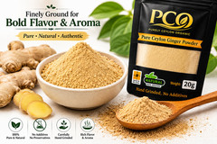 Pure Organic Ginger Powder 100% Natural Premium Ceylon Spice Purely Ceylon