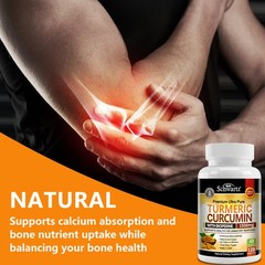 Turmeric Curcumin With Bioperine 1500mg Enhanced Bioavailability 30/60/120 Caps