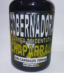 Gobernadora Larrea tridentata Chaparral leaf Natural organic 100 Capsules