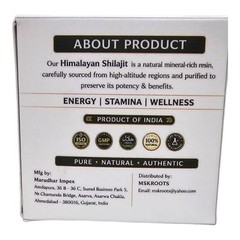 Pure 100% Himalayan Shilajit, Soft Resin, Organic, Extremely Potent