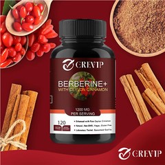 Berberine + Ceylon Cinnamon – Heart Health, Cholesterol and Blood Sugar Support