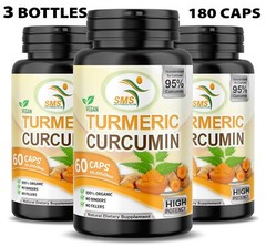 TURMERIC 15,050mg EXTREME 95% CURCUMIN TUMERIC EXTRACT CAPSULES ANTIOXIDANT 3 X
