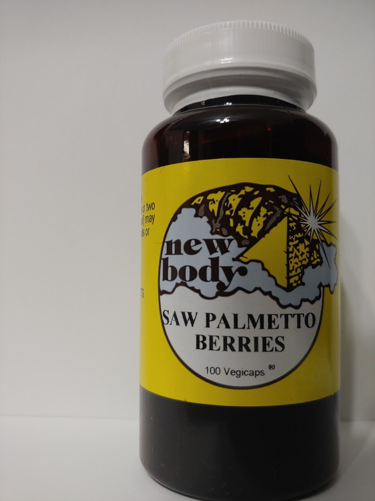 New Body Saw Palmetto 100 Vegicaps contains no fillers, binders, additives