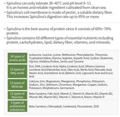 ATOMY 100% Pure Spirulina containing natural chlorophyll 400mg X120 Capsules