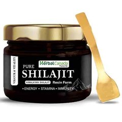 ORGANIC PURE HIMALAYAN SHILAJIT RESIN EXTREMELY POTENT – 20 GM WITH 1 SPOON
