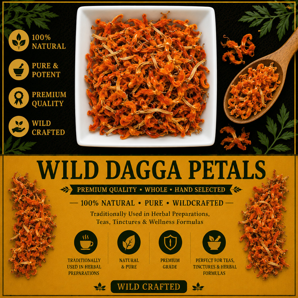 Premium Wild Dagga Petals (Lion’s Tail) – Leonotis leonurus | Pure | Fresh | USA