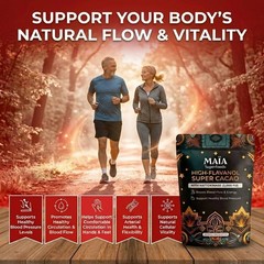 Ceremonial Cacao Paste Organic Raw Cacao Powder High Flavanols Pure Maia
