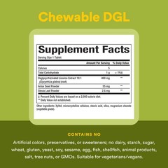 Natural Factors DGL Chewable – Digestive Support 180 Count (Pack of 1)