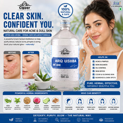 Cipzer Arq Usbha 500 ML | Effective For Skin Disorders, Reduces Acne & Pimples