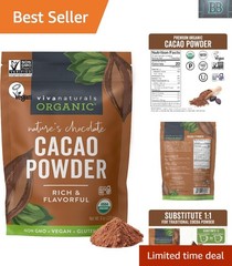 8 oz Organic Cacao Powder, & Gluten-Free – Perfect for Healthy Recipes