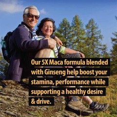 5X Maca Root 140 Mg Ginseng Capsules Support Stamina* Focus