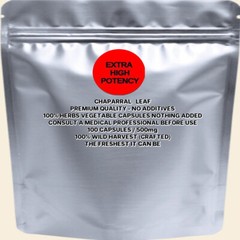 CHAPARRAL LEAF With Absolutely No Additives Wild Crafted 100 Vegetarian Capsules