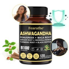 Ashwagandha Root Herbal Supplement | Mood Support Friendly Non-GMO