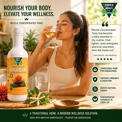 GREEN ROYALTY Muicle Concentrated Tonic 650 | Traditional Mexican Honeysuckle He