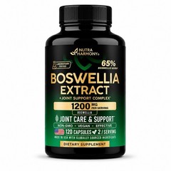 Nutra Harmony Boswellia Extract Joint Care & Support Complex 120 Capsules