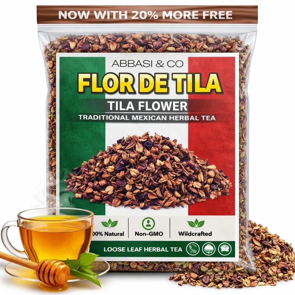 5oz Flor de Tila Tilo Te Linden Flower Tea Flor de Tila Tilo, Tila star, Linden
