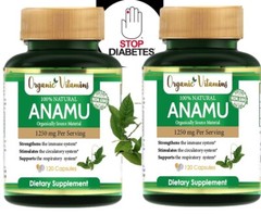 BLOOD SUGAR SUPPORT ANAMU DIABET 240 Capsules Natural Control Regulator