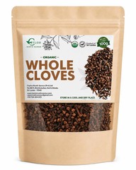 Organic Ceylon Hand Picked Whole Cloves Sri Lanka Non-GMO USDA Certified 3.5 oz