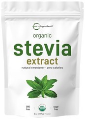 Organic Stevia Powder Sweetener Keto No Calorie 8oz
