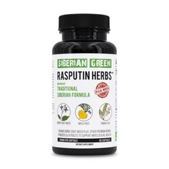 Siberian Rasputin Herbs Polypodium/Saw Palmetto/Goat Weed/Tribilus/L-Argining 60