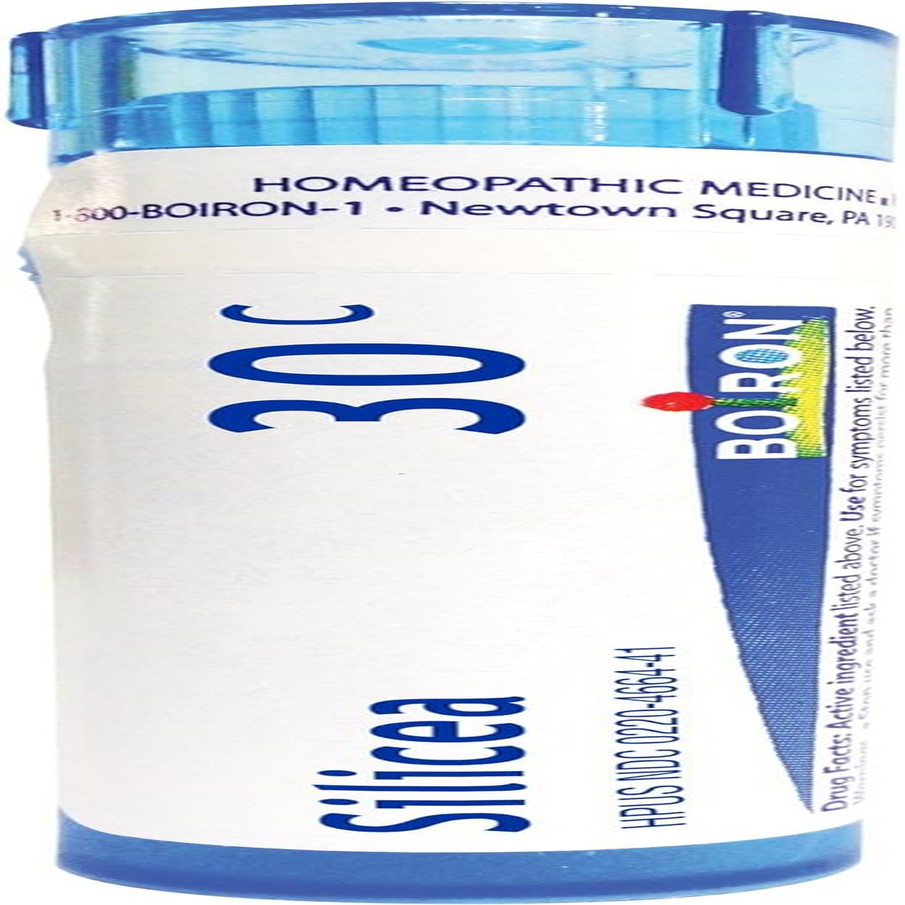 Boiron Silicea, Homeopathic Medicine for Fatigue, 80 Count