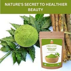 Organic Neem Leaf Powder – 16 Oz. – Azadirachta Indica for Hair and Skin Care