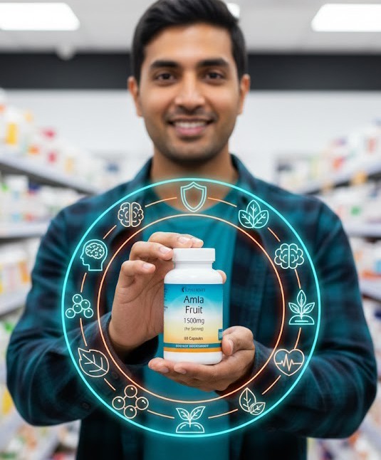 Amla Capsules | 1500mg | 600 Count | By Sunlight