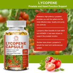 4*120pcs Lycopene Capsules High Protency Antioxidant Prostate Health Support
