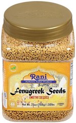 Rani Fenugreek (Methi) Seeds Whole 25oz (1.56lbs) 708g PET Jar