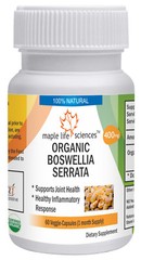 ORGANIC Boswellia Serrata Capsules Boswellic Acids Relief Joint Pain